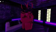Having fun with my demon girlfriend on Valentine's Day Roblox