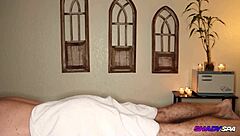 huge titty gilf gives handjob during massage. want a blowjob?