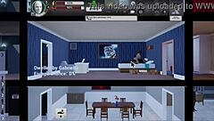 3D animated porn movie with a beautiful girl with perfect body and a big dick lover