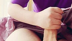 Cumshot and creampie in a doggy style prank with a stepsister