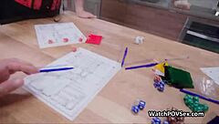 Playing board games with my girlfriend became a kinky experience