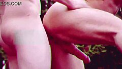 Gay men having deepthroat and snowballing sex in a group