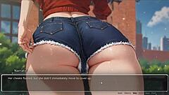 bluring the walls romance game ep 1 girlfriend exposes ass in street