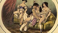 vintage erotic drawings from antique hentai cartoon anime comic collection