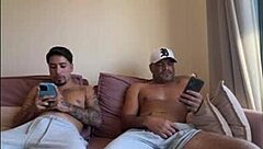 My friend's stepdad came over and we ended up having sex