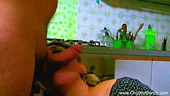Housewife cooks up some steam in the kitchen