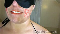 Married woman enjoys a bareback threesome and gets her ass fucked