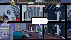 3D animated porn movie with a beautiful girl with perfect body and a big dick lover