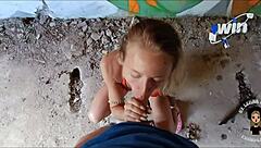 i gave myself to a stranger in an abandoned house, cum on face and all