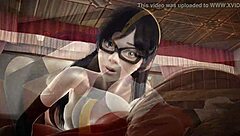 hey violet parr gets creampied by helen in double futa incredibles 3d