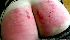Intense Punishment with Hard Caning and Spanking