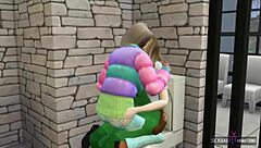 Plumber charges her clients work with lesbian sex - sexual hot animations