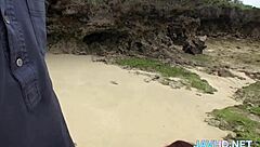 Amateur Asian babes giving blowjobs in hardcore scenes