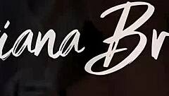 Hot blonde Ariana Bright rims a guy's ass