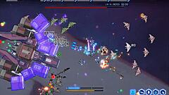 Bust out giant waifu tits in space