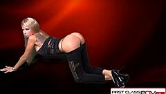 Big Booty Raven Bay Sucks Big Cock In First Class POV With Cumshot.