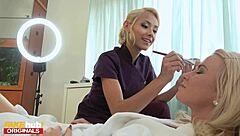 Latina Sneaky Fucks Husband At Squirt Spa.