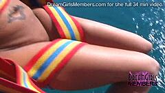 Public nudity during spring break with three girls on a boat