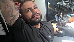 Nicoly mattos asks for pussy tattoo and gives blowjob backstage pov