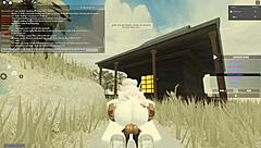 Beautiful women with big assets get fucked hard in Roblox game
