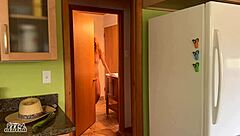 natural country girl scores her first creampie