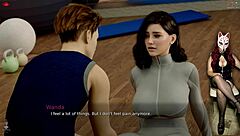 Ms. Denver’s workout routine in this cartoon porn is quite intense