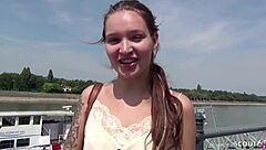 German scout fucks student Mia anal