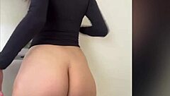 My beloved stepmom showed me her big milky tits in a homemade public video