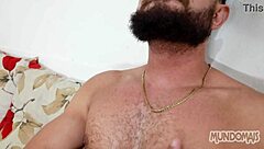 hairy men with monster cocks dominate the scene, their big dicks overwhelming in this gay encounter