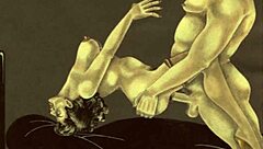 i admire vintage erotic drawings from antique collections