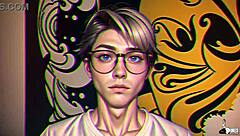Beautiful nerdy girl gets possessed by a demon and dominates other girls