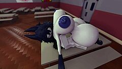 Antonelachan gets wet in this cartoon porn video
