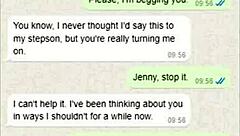 Old and young gay's accidental WhatsApp cock slip-up