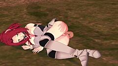 Redhead Malty Fucked Outdoors In 3D Hentai Scene