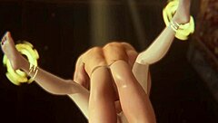 3D hentai babe Alana enjoys intense fingering and big cocks