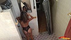 Young Latina teen seduces Asian laborer for a hot encounter