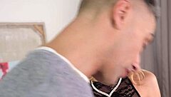 Rebecca Volpetti Deepthroats Artist In Heels And Skirt!