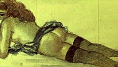 Classic adult cartoons and illustrations