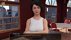 knockout master dominates brunette with big tits in outdoor fucking session