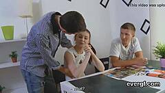 Penniless man lets feisty buddy bang his girlfriend for cash