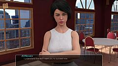 knockout master dominates brunette with big tits in outdoor fucking session