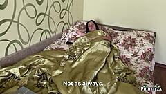 Stepson's gift for shared pleasure with MILF stepmom