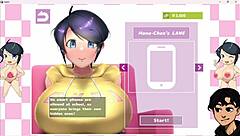 Shy girl with big tits becomes pornstar in anime