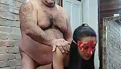 Muscular Crossdresser In Lingerie Fuck