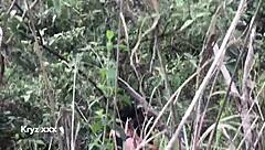 Wild Bareback Sex In The Forest!