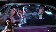 Unhappy stepmom in 3D hentai game with sexy gameplay