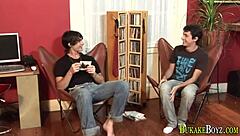 Skinny Latino Twink Sucking Monster Cock Hardcore