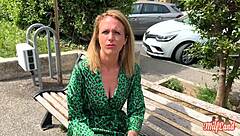 Julie blonde fulfills her desires in intense threesome