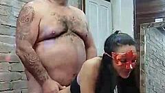 Muscular Crossdresser In Lingerie Fuck