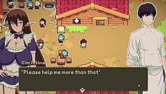 i cant believe that elf slut geting fucked at work in this hentai game